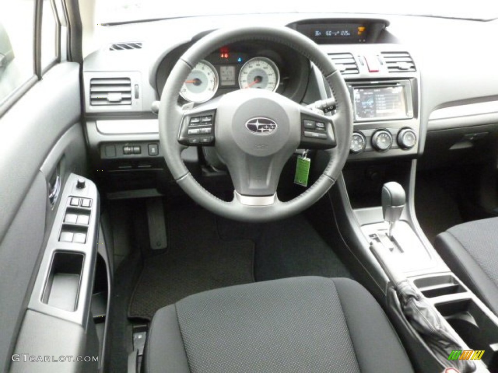 2012 Subaru Impreza 2.0i Premium 5 Door Black Dashboard Photo #60908459