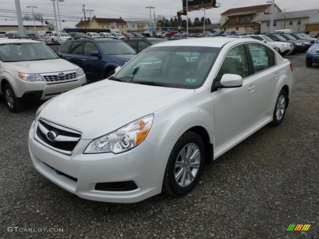 Satin White Pearl 2012 Subaru Legacy 2.5i Premium Exterior Photo #60908900