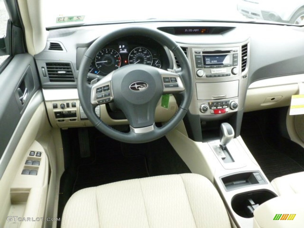 2012 Subaru Legacy 2.5i Premium Warm Ivory Dashboard Photo #60908984