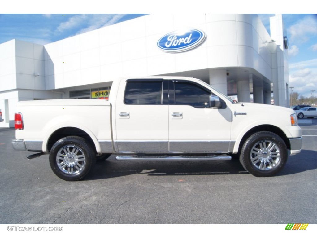 2007 Mark LT SuperCrew 4x4 - White Chocolate Tri Coat / Light Parchment/Espresso photo #1