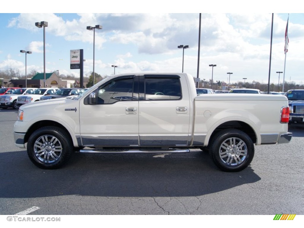 White Chocolate Tri Coat 2007 Lincoln Mark LT SuperCrew 4x4 Exterior Photo #60909467