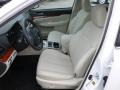 2012 Subaru Legacy Warm Ivory Interior Front Seat Photo