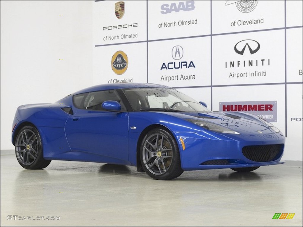 2010 Evora Coupe - Persian Blue Metallic / Cocobolo Leather photo #1