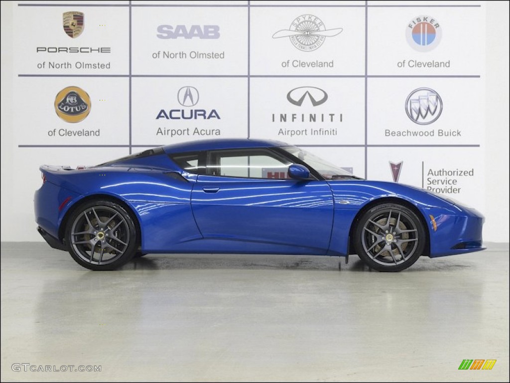 Persian Blue Metallic 2010 Lotus Evora Coupe Exterior Photo #60909875