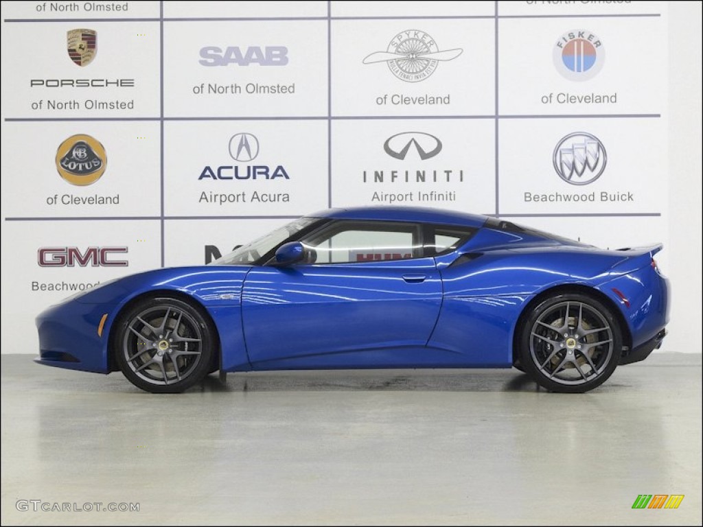 2010 Evora Coupe - Persian Blue Metallic / Cocobolo Leather photo #4