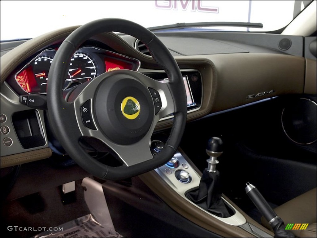 2010 Lotus Evora Coupe Cocobolo Leather Steering Wheel Photo #60909956