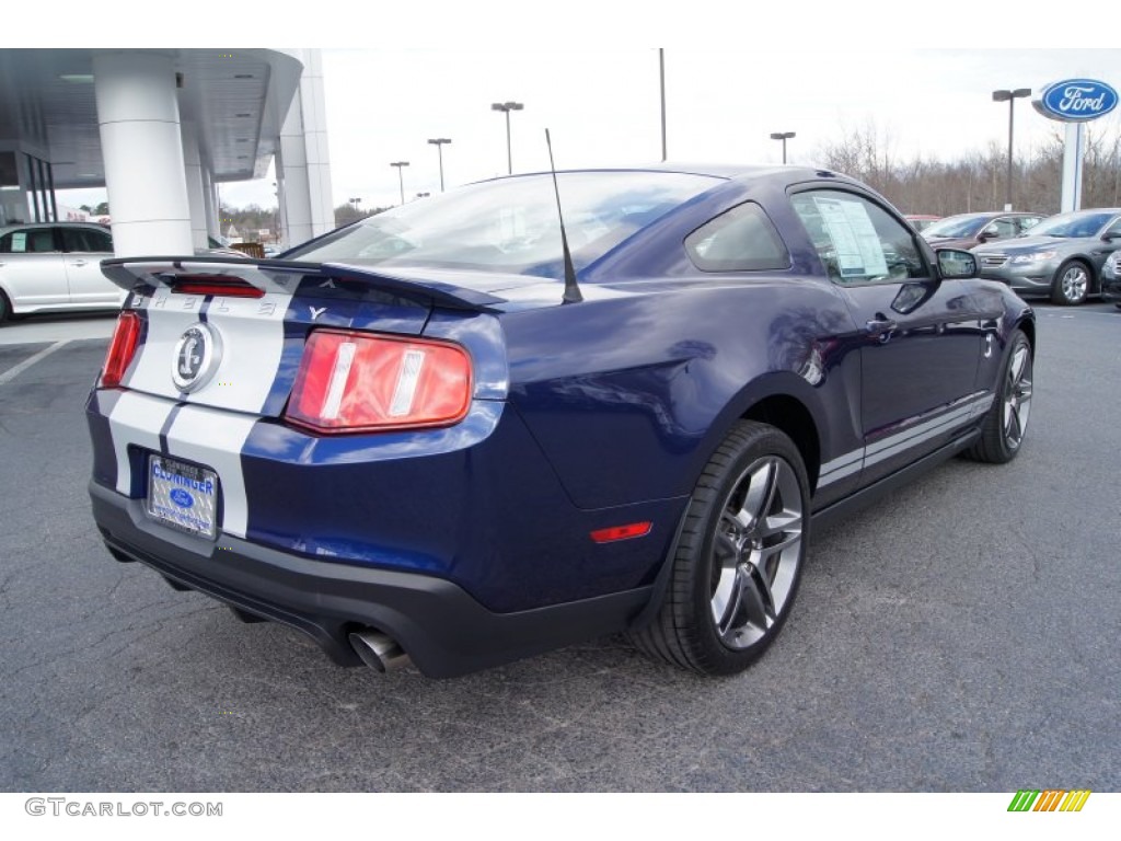 2010 Mustang Shelby GT500 Coupe - Kona Blue Metallic / Charcoal Black photo #3