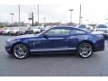 Kona Blue Metallic 2010 Ford Mustang Shelby GT500 Coupe Exterior