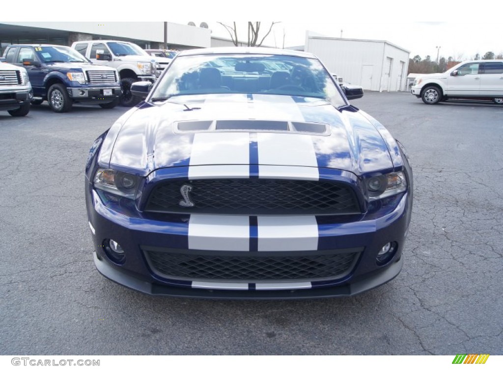 2010 Mustang Shelby GT500 Coupe - Kona Blue Metallic / Charcoal Black photo #7