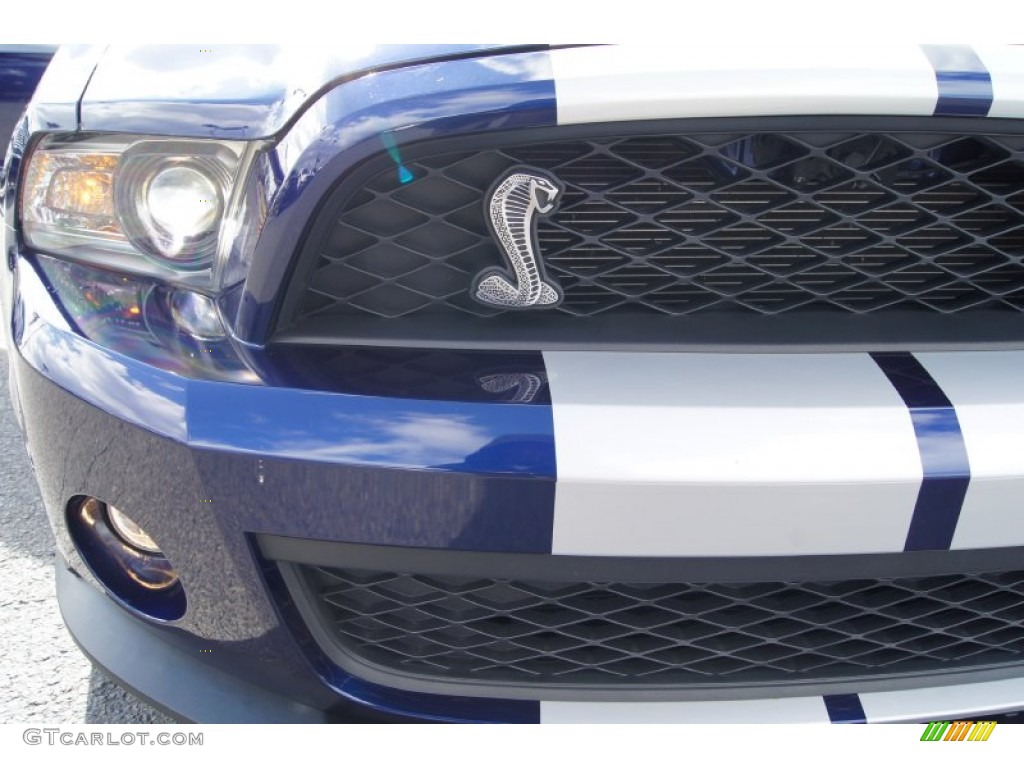2010 Mustang Shelby GT500 Coupe - Kona Blue Metallic / Charcoal Black photo #17
