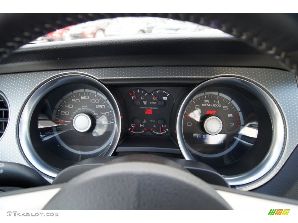 2010 Ford Mustang Shelby GT500 Coupe Gauges Photo #60910339
