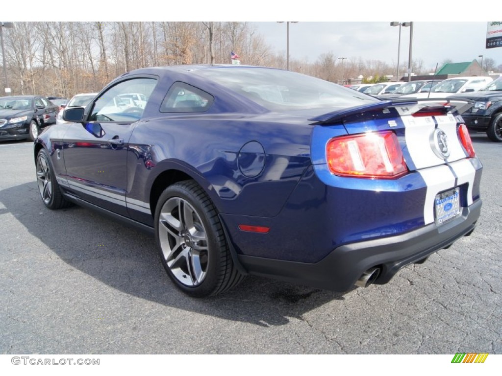 2010 Mustang Shelby GT500 Coupe - Kona Blue Metallic / Charcoal Black photo #38