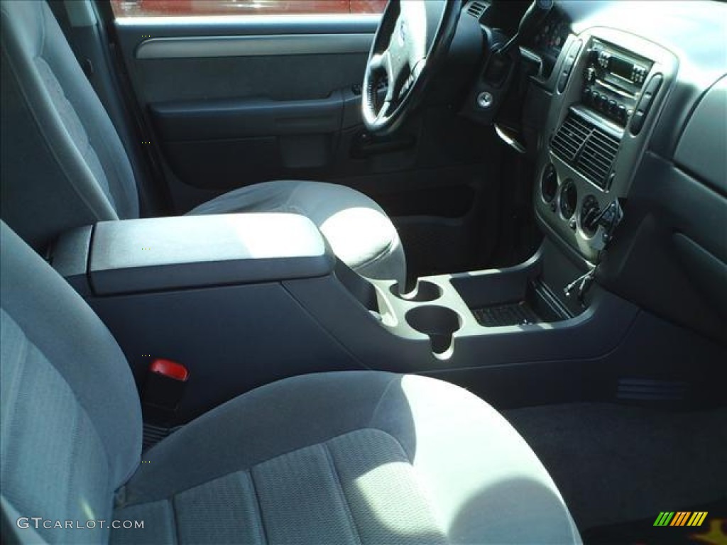 2004 Explorer XLT 4x4 - Black / Midnight Grey photo #8