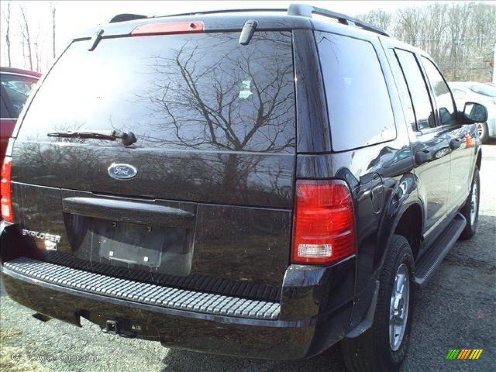 2004 Explorer XLT 4x4 - Black / Midnight Grey photo #10