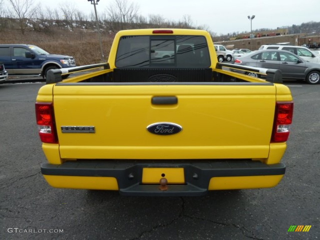 2006 Ranger XLT SuperCab 4x4 - Screaming Yellow / Medium Dark Flint photo #3