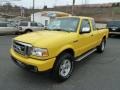 2006 Screaming Yellow Ford Ranger XLT SuperCab 4x4  photo #5