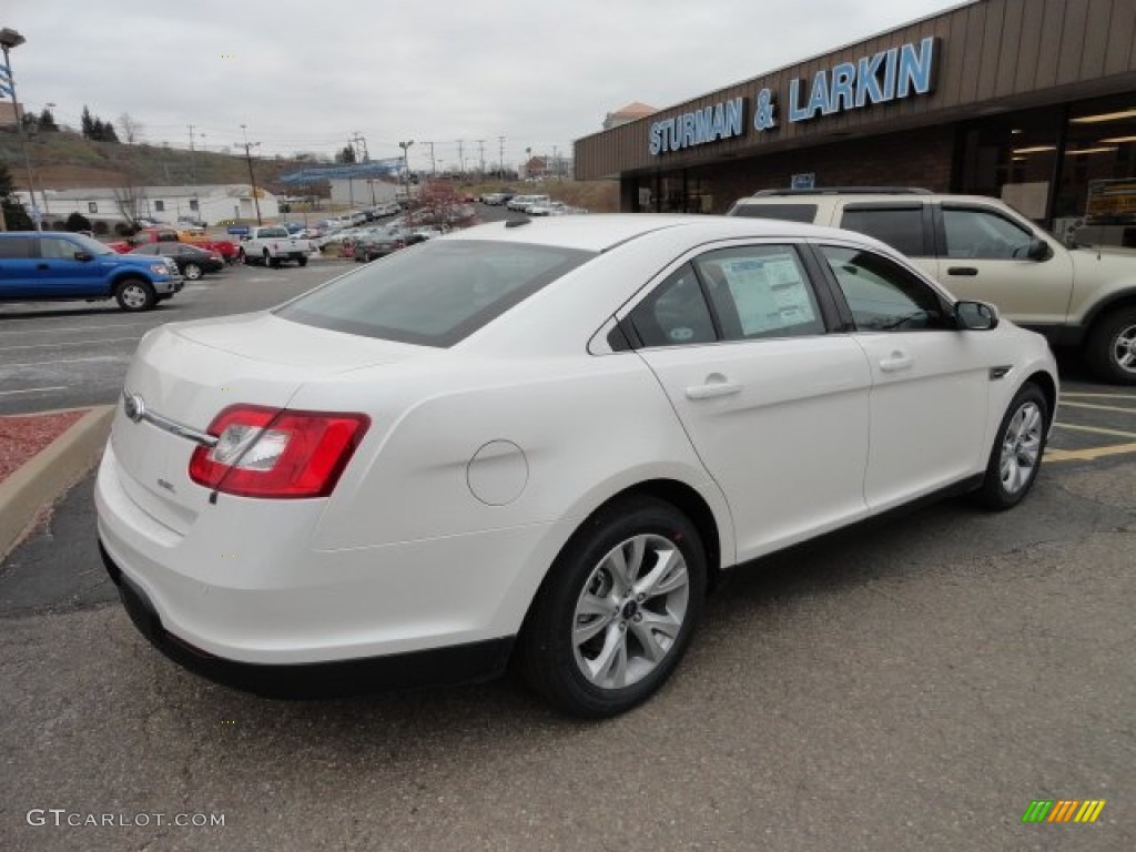 2012 Taurus SEL - White Platinum Tri-Coat / Charcoal Black photo #2