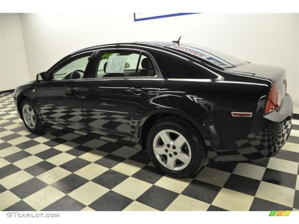 2008 Malibu LS Sedan - Black Granite Metallic / Titanium Gray photo #23