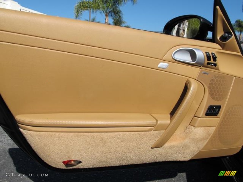 2006 Porsche 911 Carrera S Cabriolet Sand Beige Door Panel Photo #60913280