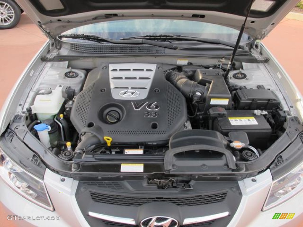 2007 Hyundai Sonata Limited V6 3.3 Liter DOHC 24 Valve VVT V6 Engine Photo #60913479