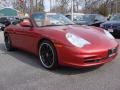 Front 3/4 View of 2002 911 Carrera Cabriolet