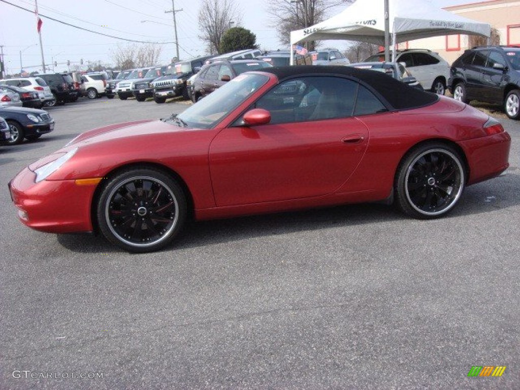 Orient Red Metallic 2002 Porsche 911 Carrera Cabriolet Exterior Photo #60916577