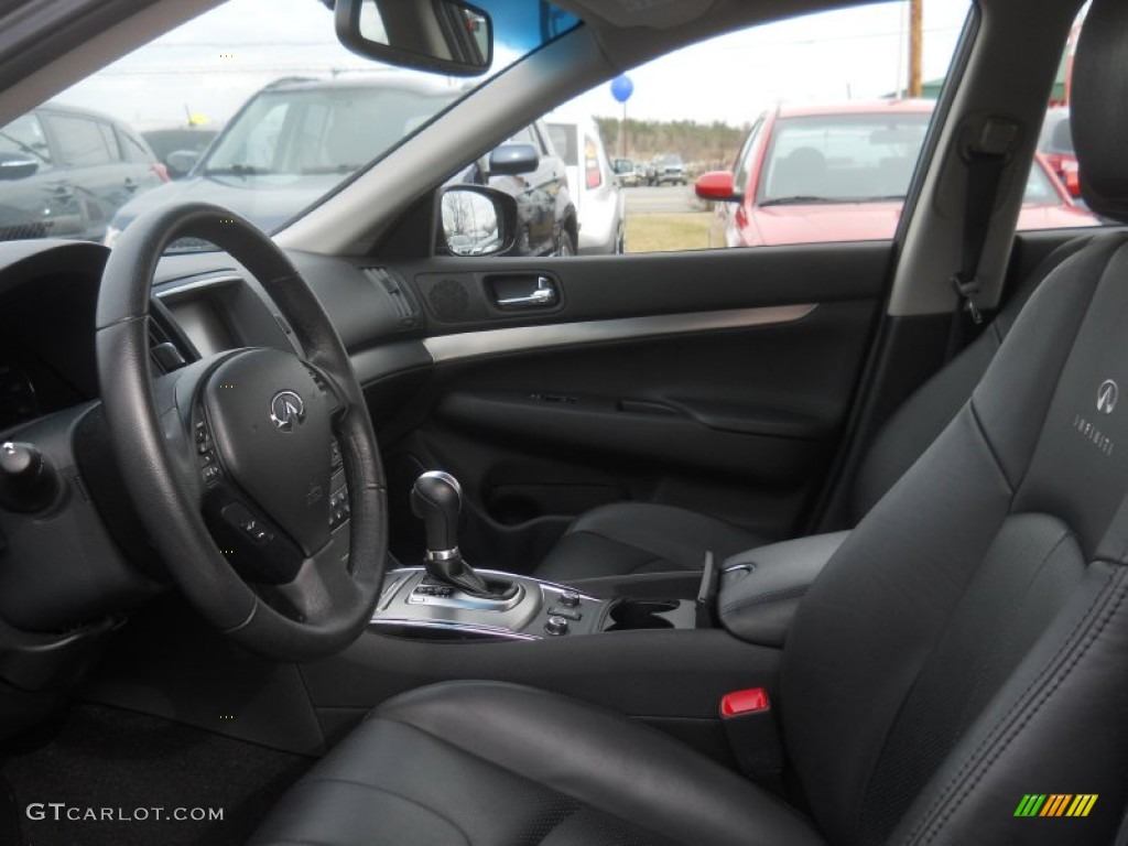 2011 G 37 x AWD Sedan - Blue Slate / Graphite photo #24