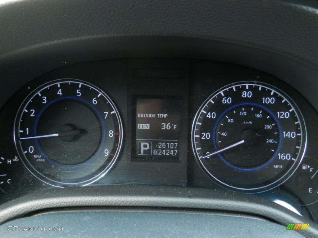2011 Infiniti G 37 x AWD Sedan Gauges Photo #60916703