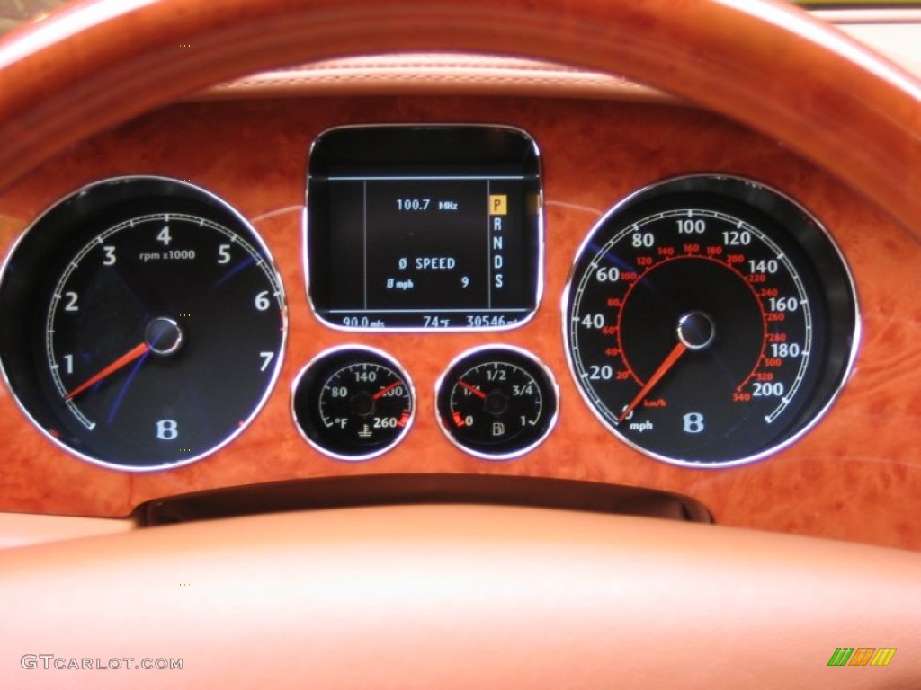 2006 Bentley Continental GT Standard Continental GT Model Gauges Photo #60917277