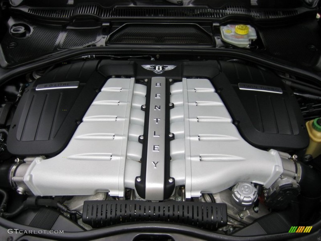 2006 Bentley Continental GT Standard Continental GT Model 6.0L Twin-Turbocharged DOHC 48V VVT W12 Engine Photo #60917396
