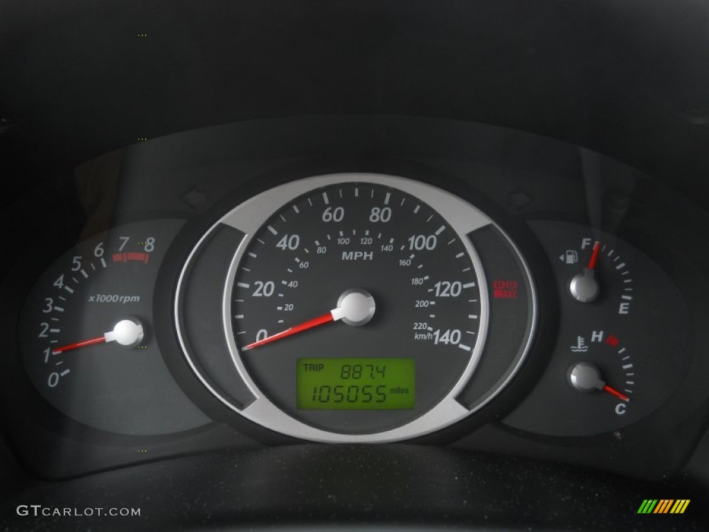 2006 Hyundai Tucson GL Gauges Photo #60917533