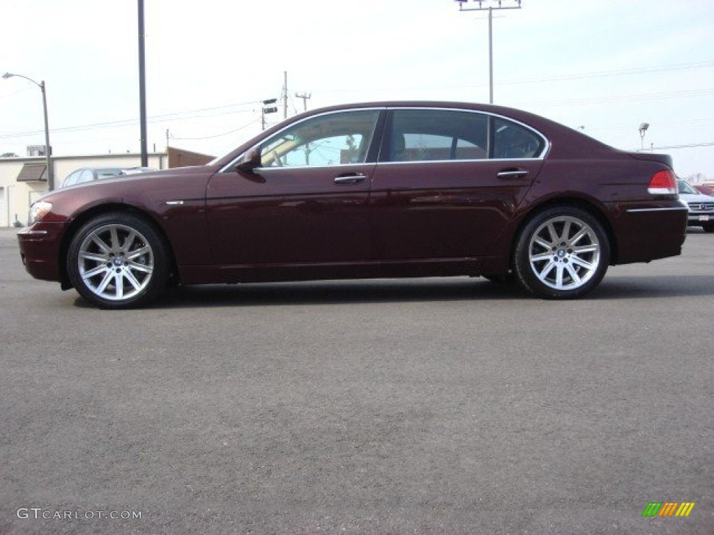 2006 7 Series 750Li Sedan - Barbera Red Metallic / Dark Beige/Beige III photo #3