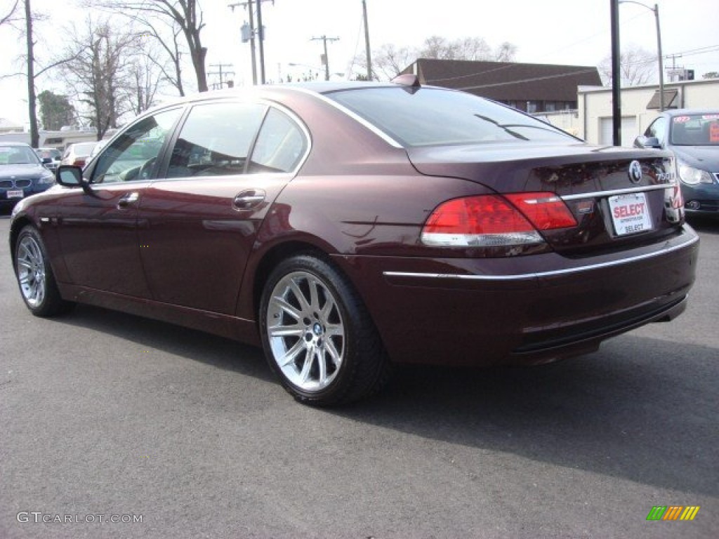 2006 7 Series 750Li Sedan - Barbera Red Metallic / Dark Beige/Beige III photo #4