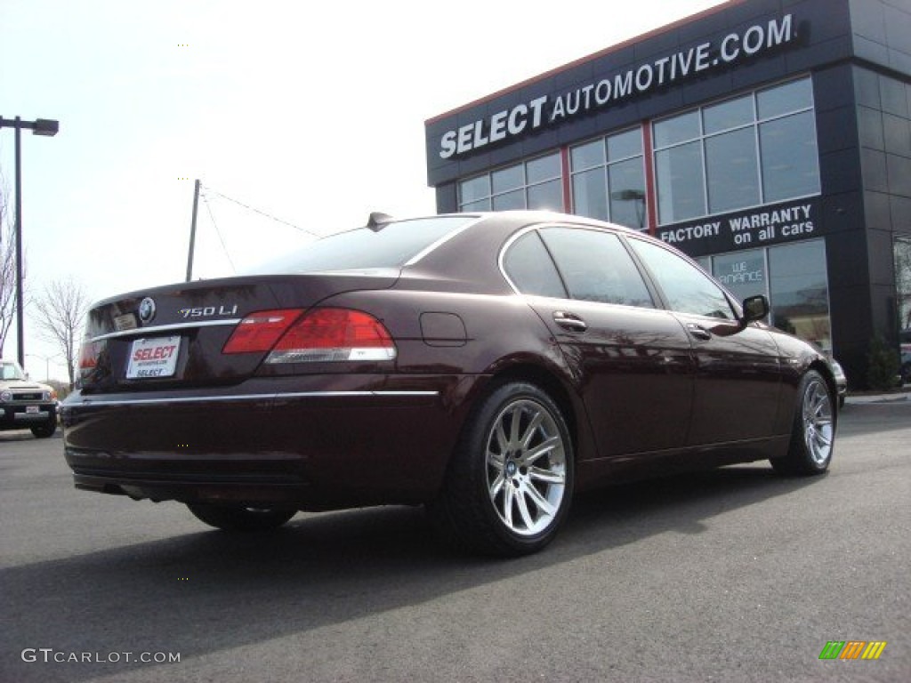 2006 7 Series 750Li Sedan - Barbera Red Metallic / Dark Beige/Beige III photo #6