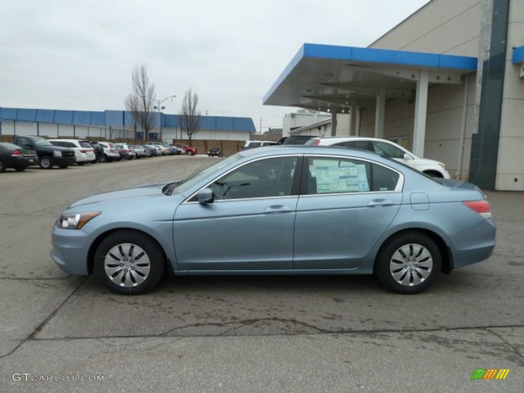 2012 Accord LX Sedan - Celestial Blue Metallic / Black photo #2