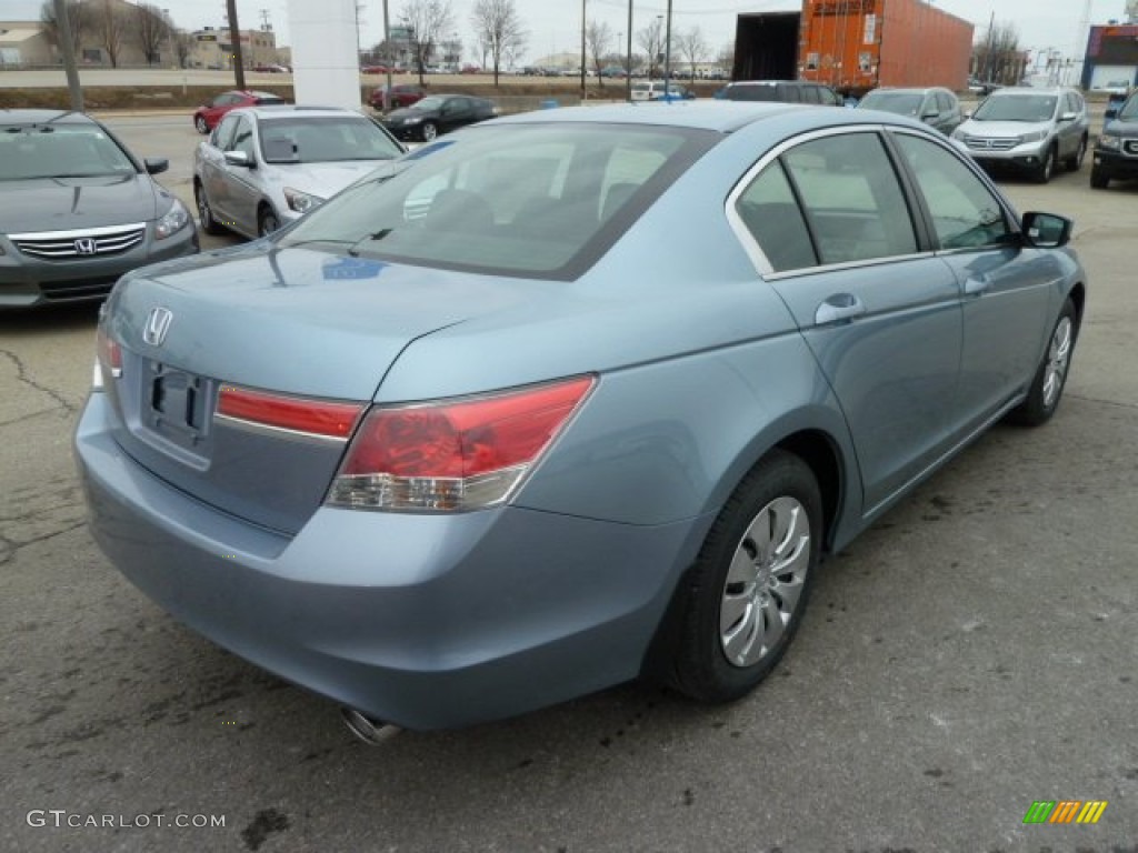 2012 Accord LX Sedan - Celestial Blue Metallic / Black photo #5