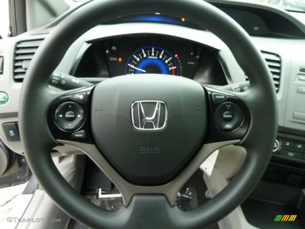 2012 Honda Civic HF Sedan Steering Wheel Photos