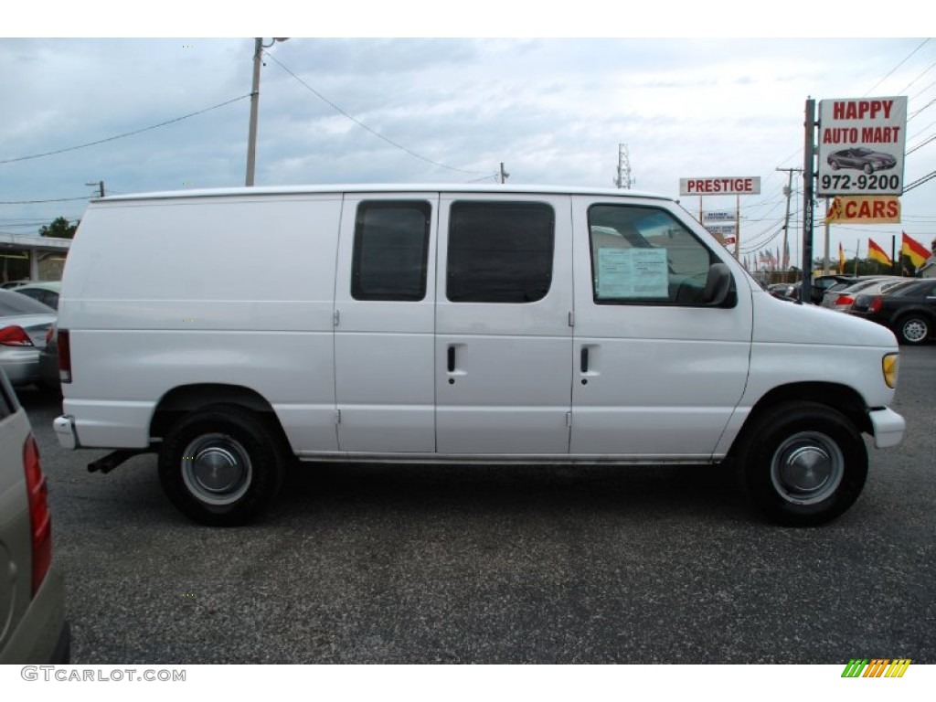1995 E Series Van E350 XL Cargo Van - White / Grey photo #3