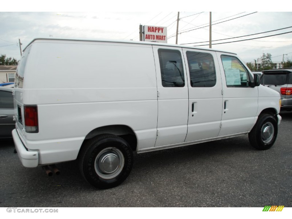 1995 E Series Van E350 XL Cargo Van - White / Grey photo #8
