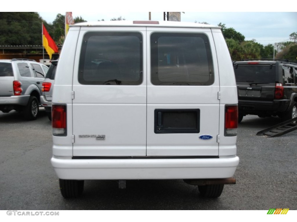 1995 E Series Van E350 XL Cargo Van - White / Grey photo #10