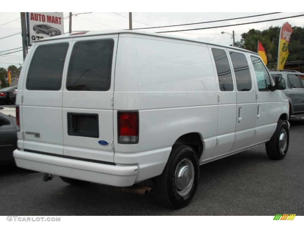 1995 E Series Van E350 XL Cargo Van - White / Grey photo #11