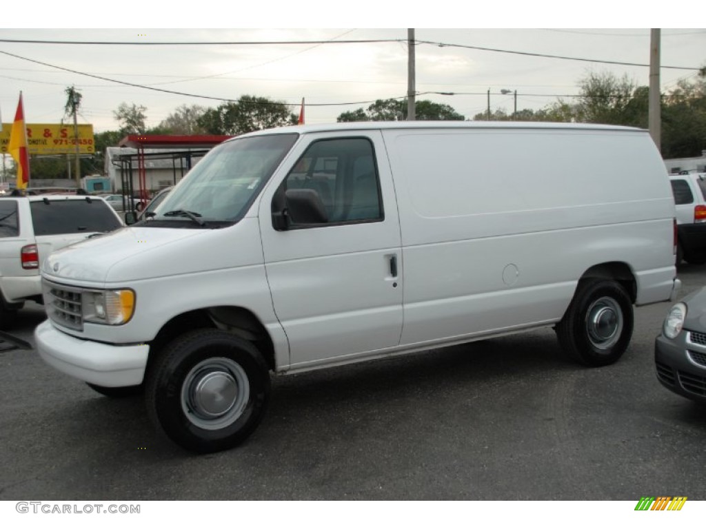 1995 E Series Van E350 XL Cargo Van - White / Grey photo #36