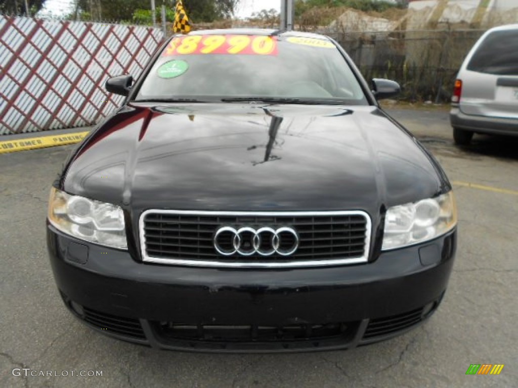 2003 A4 1.8T quattro Sedan - Ming Blue Pearl Effect / Platinum photo #2