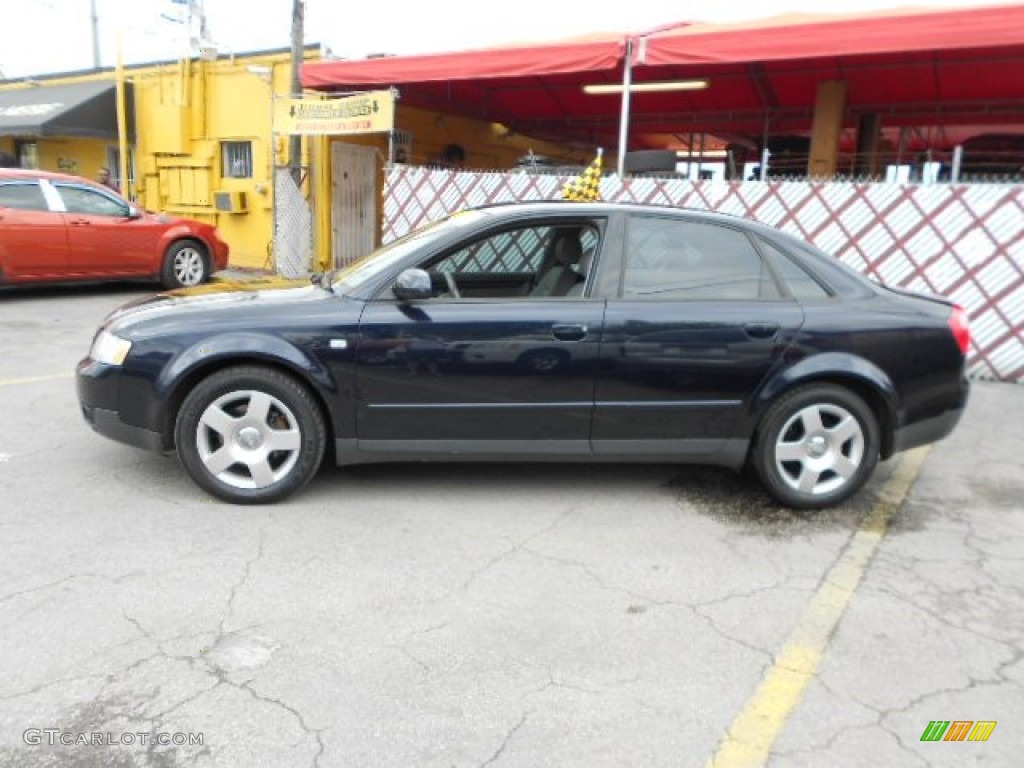 2003 A4 1.8T quattro Sedan - Ming Blue Pearl Effect / Platinum photo #4