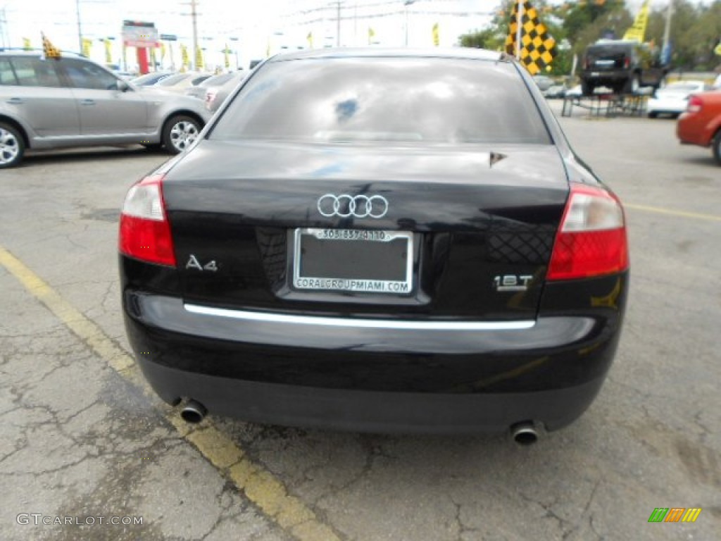 2003 A4 1.8T quattro Sedan - Ming Blue Pearl Effect / Platinum photo #6