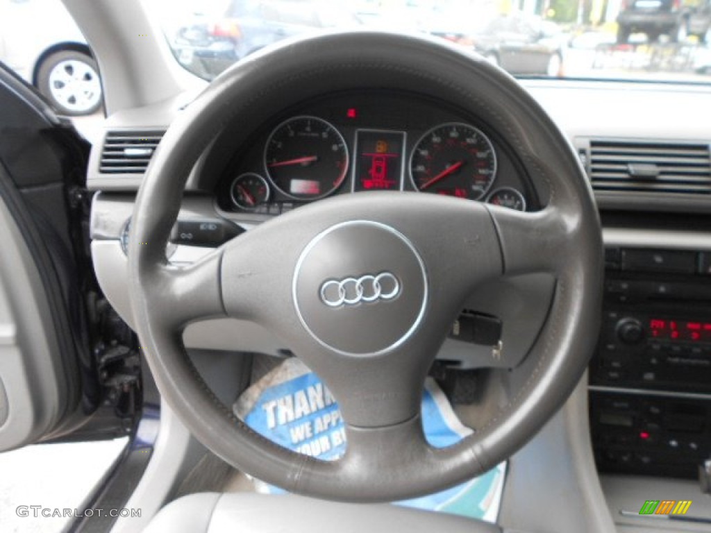 2003 A4 1.8T quattro Sedan - Ming Blue Pearl Effect / Platinum photo #10