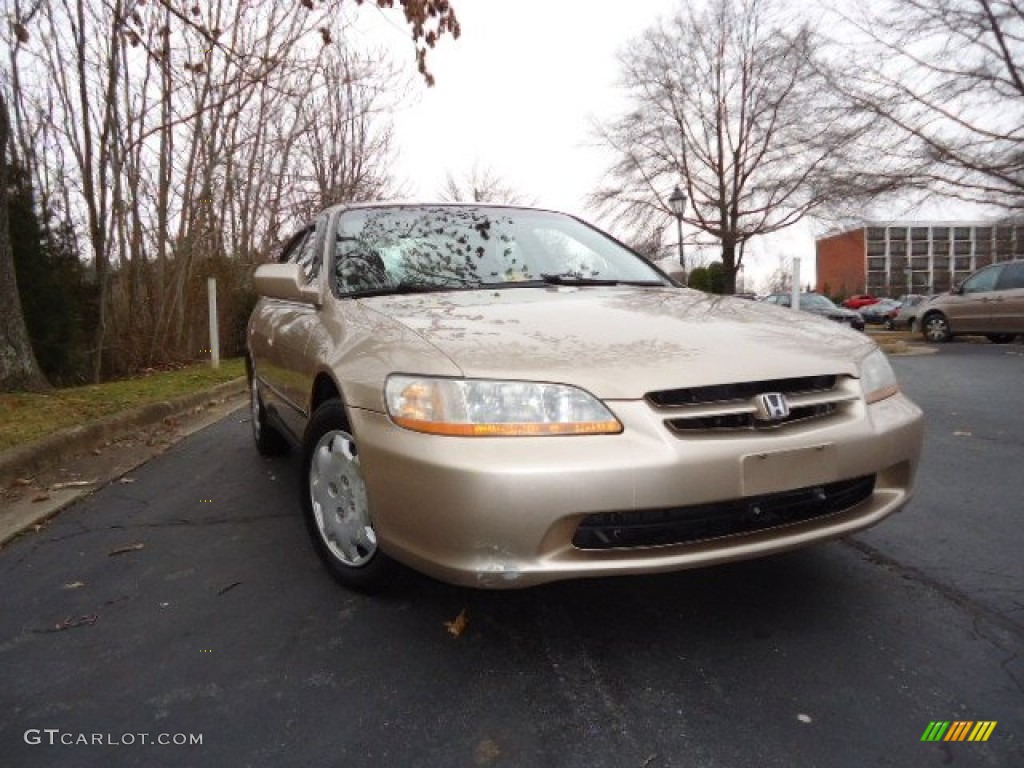 2000 Accord LX Sedan - Naples Gold Metallic / Ivory photo #1