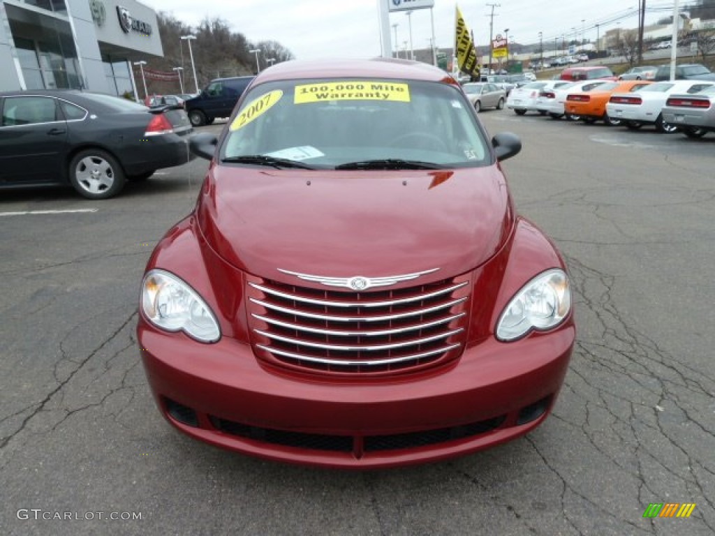 2007 PT Cruiser  - Inferno Red Crystal Pearl / Pastel Slate Gray photo #8