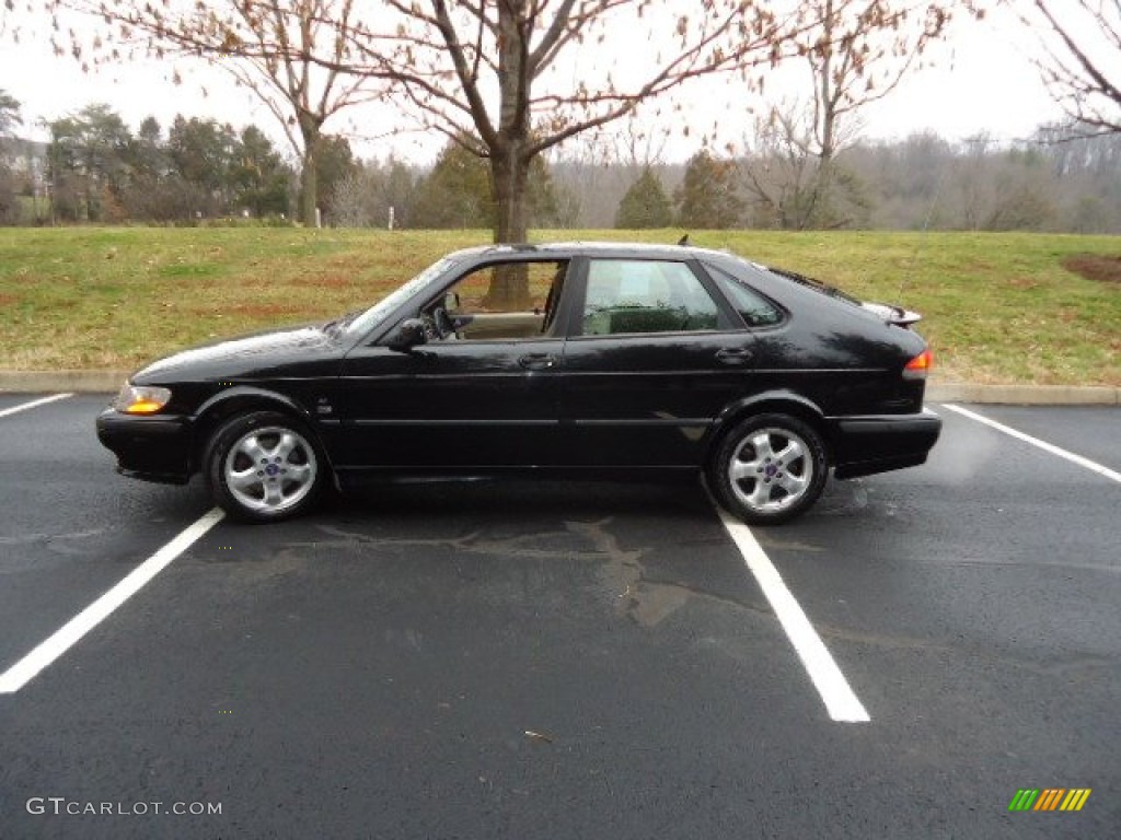 Black 2001 Saab 9-3 SE Sedan Exterior Photo #60920900