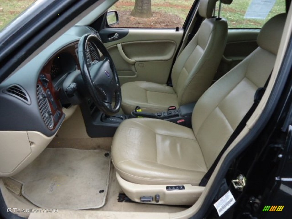 Warm Beige Interior 2001 Saab 9-3 SE Sedan Photo #60920946